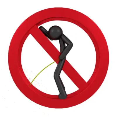 Uzlīme Urinēt nokārtoties aizliegts 3D izpildījumā