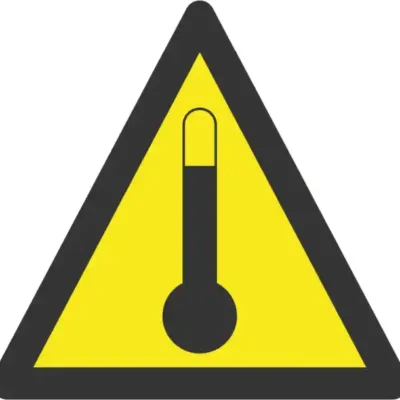 Darba drošības uzlīme "4.26. augsta temperatūra"