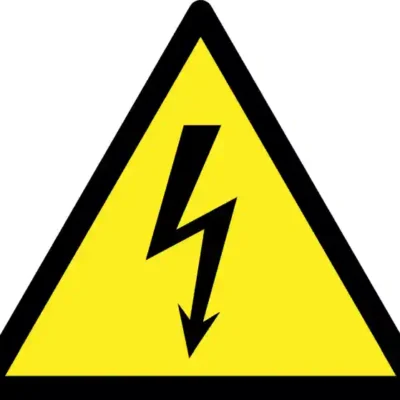 Darba drošības uzlīme – 4.8. bīstami elektrība
