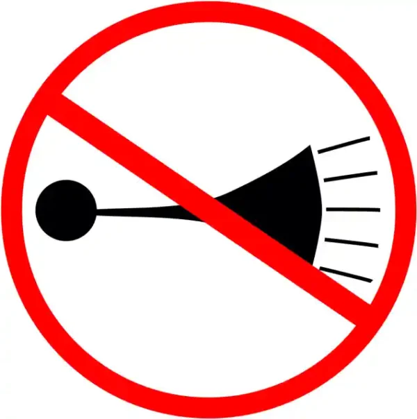 Uzlīme Auto signāli aizliegti ceļa zīmes alternatīva