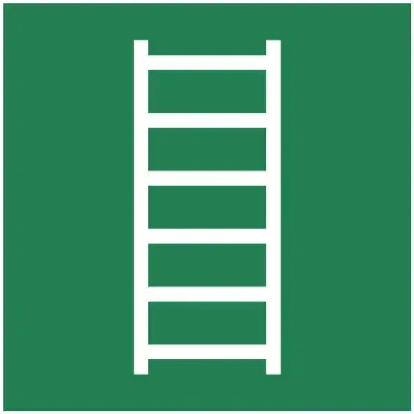 Uzlīme Evakuācijas kāpnes ISO 7010