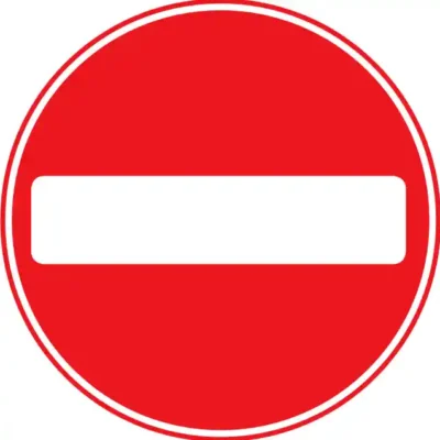 Uzlīme Iebraukt aizliegts