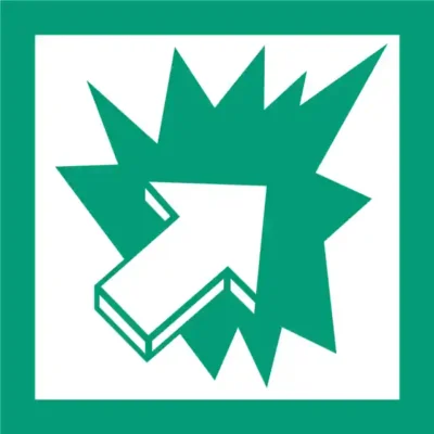 Uzlīme Izsist Informatīva zīme