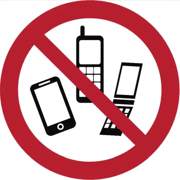Uzlīme Mobilos telefonus un viedtālruņus izmantot aizliegts izslēgt telefonus aizlieguma zīme sabiedriskās vietās