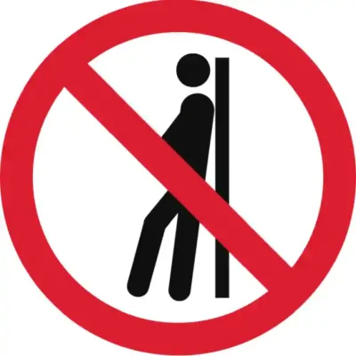 Uzlīme Pret sienu neatbalstīties