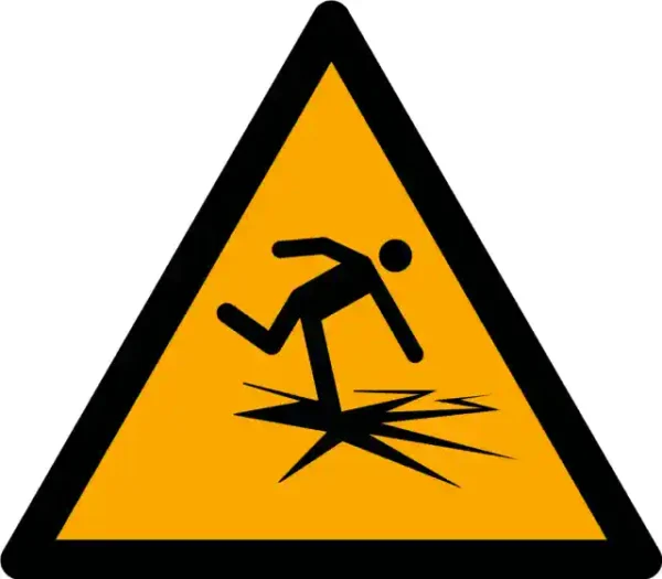 Uzlīme Plāns ledus ISO 7010 brīdinājuma zīme