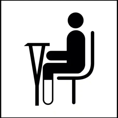 Uzlīme Sēdvieta invalīdiem