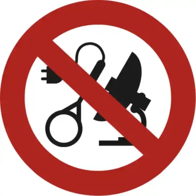 Uzlīme Sildītājus izmantot aizliegts
