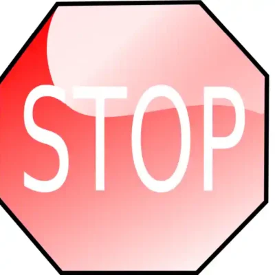 Uzlīme STOP zīme