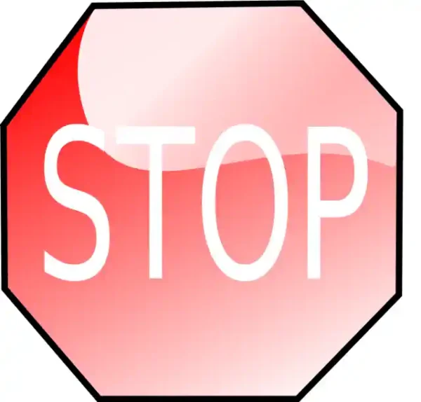 Uzlīme STOP zīme