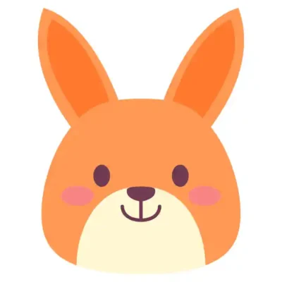 Dzīvnieku uzlīme - Zīmēts zaķa portrets