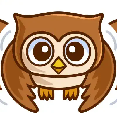 Dzīvnieku uzlīme - Brūna pūce lielām acīm lidojumā