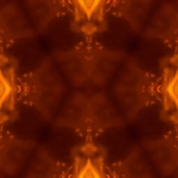 Uguns uzlīme - Paterns ugunīgās brūnās krāsās