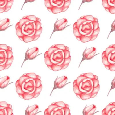 Mīlestības uzlīme - Romantisks fons - izplaukuši rožu ziedi un pumpuri