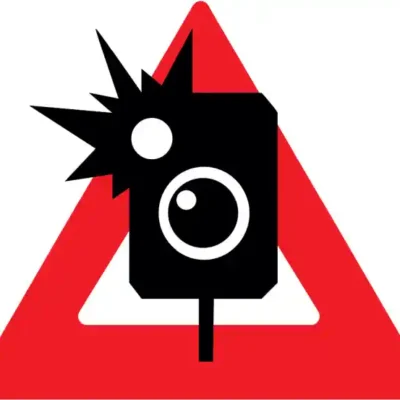 Uzlīme Uzmanību ātruma radars brīdinājuma ceļazīme