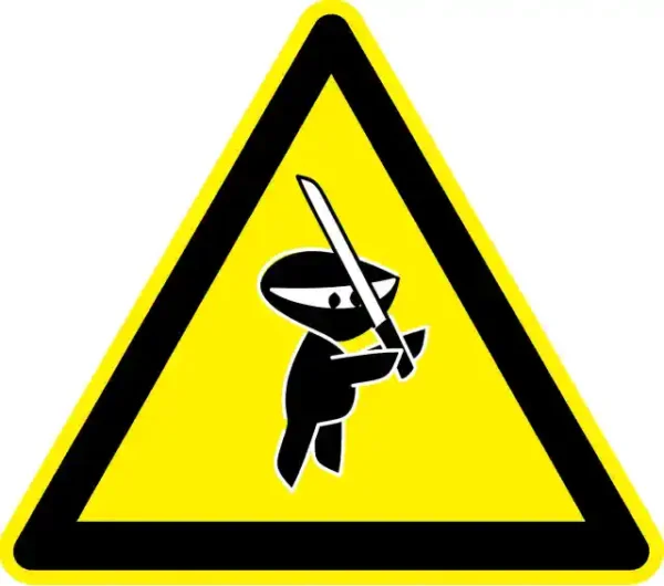 Uzlīme Uzmanību nindzja