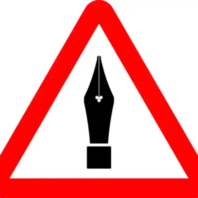 Uzlīme Uzmanību rakstnieks žurnālists