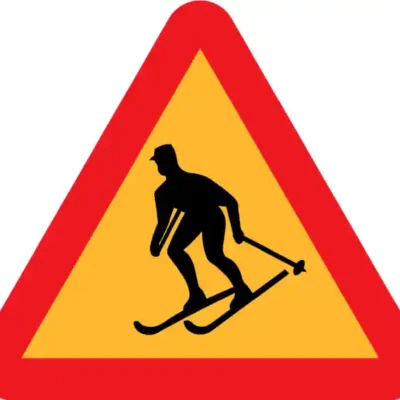 Uzlīme Uzmanību slēpotāji