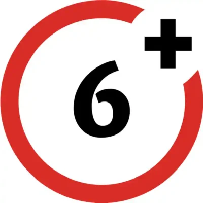 Uzlīme Vecuma ierobežojums 6 aizlieguma zīme
