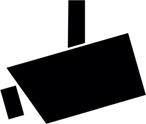 Uzlīme Uzmanību tiek veikta videonovērošana brīdinājuma zīme