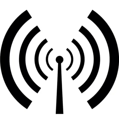 Uzlīme Wifi bezvadu internets zīme