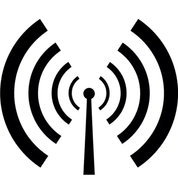 Uzlīme Wifi bezvadu internets zīme