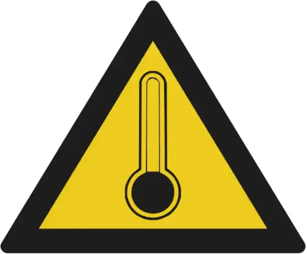 Uzlīme Zema temperatūra darba drošības zīmes alternatīva
