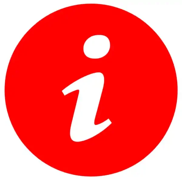 Uzlīme Info zīme informācijas zīme apaļa sarkana