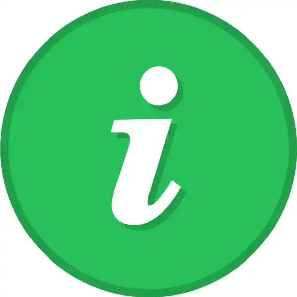 Uzlīme Info zīme informācijas zīme apaļa zaļa