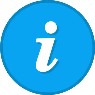 Uzlīme Info zīme informācijas zīme apaļa zila