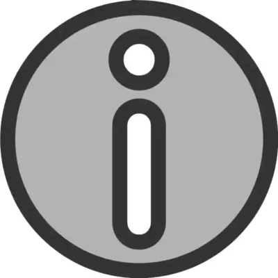 Uzlīme Info zīme informācijas zīme apaļa pelēka