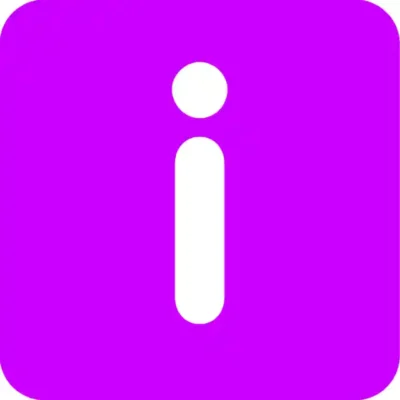 Uzlīme Info zīme informācijas zīme purpurkrāsas kvadrāts