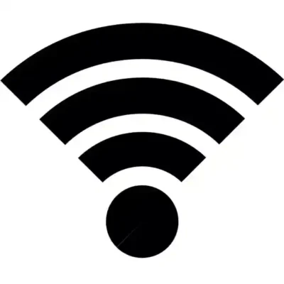 Uzlīme Wifi bezvadu internets zīme