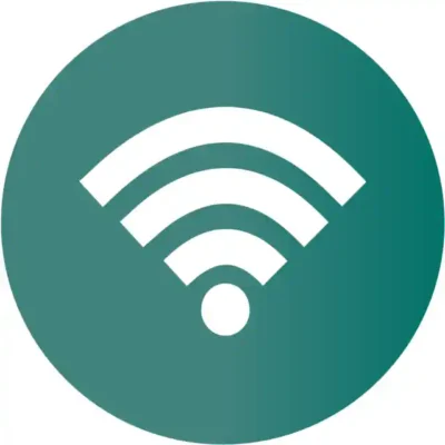 Uzlīme Wifi bezvadu internets zīme